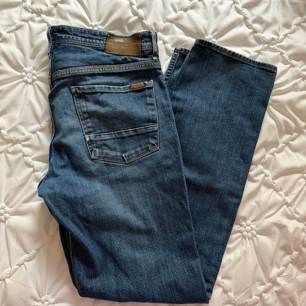 7 For All Mankind Standard Straight Leg Jeans 34